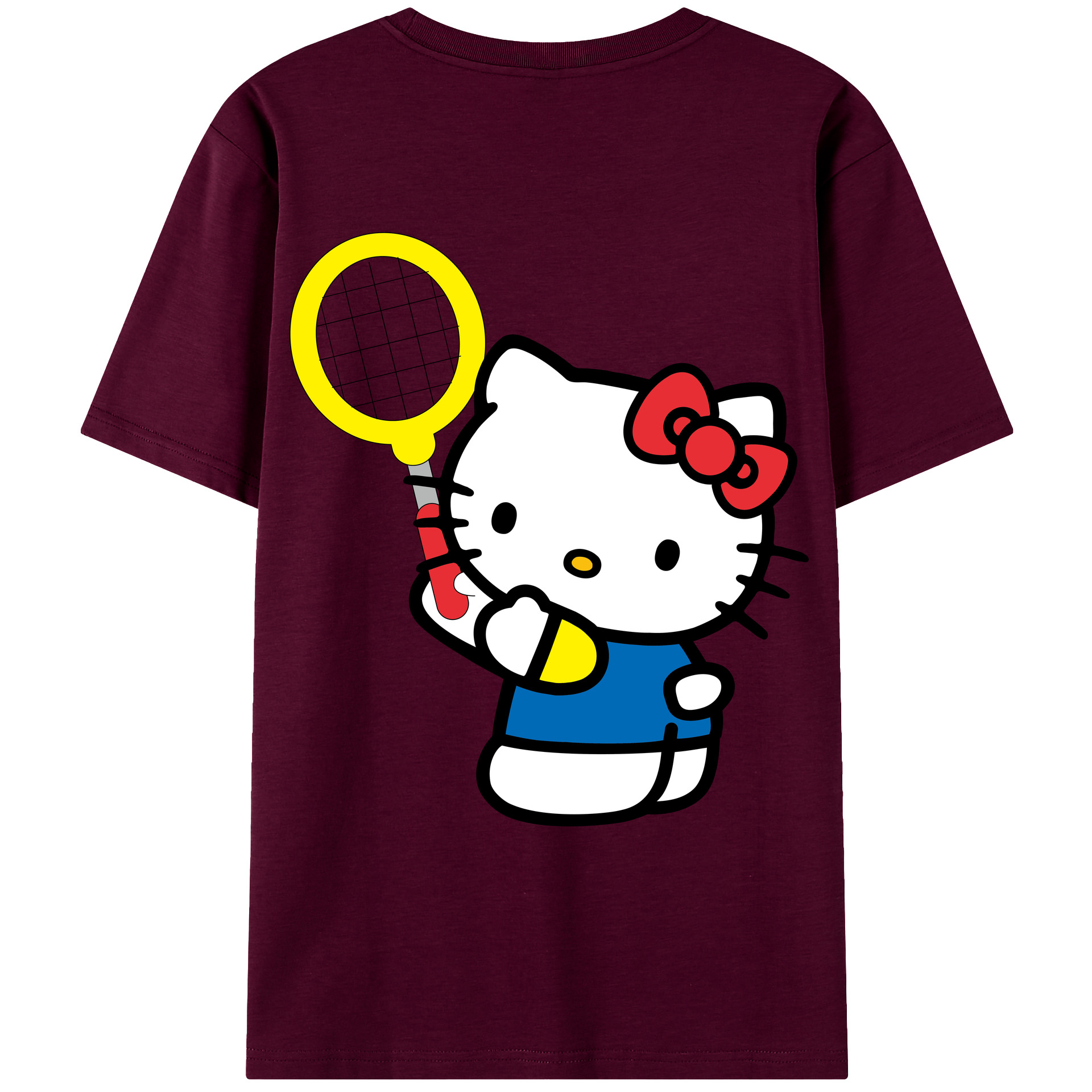 （画像用） Hello Kitty ハローキティ レディース半袖Tシャツ(バックプリント)
